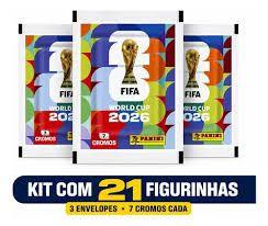 Kit com 3 Pacotes de Figurinhas Oficial Panini FIFA World Cup 2026 Kit com 3 Pacotes de Figurinhas Oficial Panini FIFA World Cup 2026