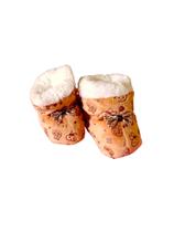 Kit com 3 Pantufas de Bebê Infantil Forrada com Lã de Ovelha (Sherpa)