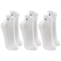 Kit Com 3 Pares De Meia Baixa Lupo Sport Modelo Cano Curto Esportiva Em Algodão Tamanho 33 ao 44