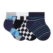Kit com 3 Pares de Meia Bebê Meninos Selene