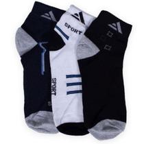 Kit com 3 Pares de Meia Cano Alto Masculino Altomax Kit com 3 Pares de Meia Cano Alto Masculino Altomax
