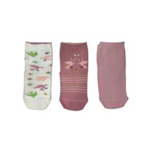 Kit com 3 pares de meia feminina Sortidas com punho Lupo Kit com 3 pares de meia feminina Sortidas com punho Lupo