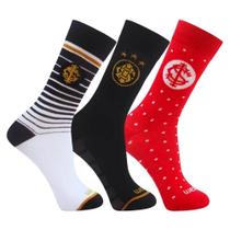 Kit Com 3 Pares de Meia Internacional Juvenil Oficial