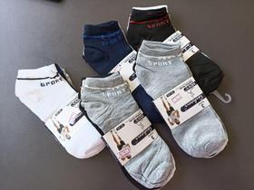 Kit com 3 pares de meia sockete - JM MODAS LINGERIE