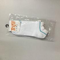 Kit com 3 pares de meia t06234, unissex, cano curto trifil 35-38 branco Kit com 3 pares de meia t06234, unissex, cano curto trifil 35-38 branco
