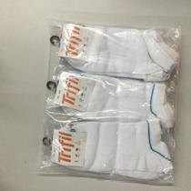 Kit com 3 pares de meia t06234, unissex, cano curto trifil 39-43 branco Kit com 3 pares de meia t06234, unissex, cano curto trifil 39-43 branco