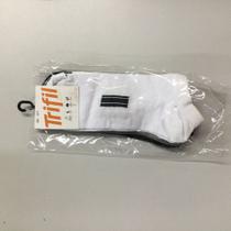 Kit com 3 pares de meia t07064, unissex, cano curto trifil 39-43 branco/preto/mescla Kit com 3 pares de meia t07064, unissex, cano curto trifil 39-43 branco/preto/mescla