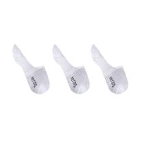 Kit Com 3 Pares De Meia Unissex Invisível Hering KZGR Branco Kit Com 3 Pares De Meia Unissex Invisível Hering KZGR Branco