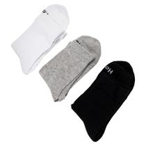 Kit com 3 pares de meias cano longo hoahi 18096
