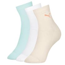 Kit Com 3 Pares De Meias Cano Médio Algodão Esporte Sport Feminino Kit Com 3 Pares De Meias Cano Médio Algodão Esporte Sport Feminino