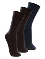 Kit com 3 Pares de Meias Casual Lupo 1210-201 Colorido
