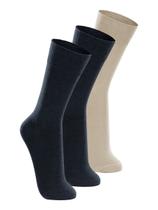 Kit com 3 Pares de Meias Casual Lupo 1210-201 Colorido