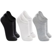Kit Com 3 Pares De Meias Curtas Soquete Invisivel Lupo Modelo Esportiva Cores Sortidas Unissex Kit Com 3 Pares De Meias Curtas Soquete Invisivel Lupo Modelo Esportiva Cores Sortidas Unissex