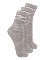 Kit com 3 Pares de Meias Esportiva Cano Médio Speedo 8030