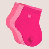 Kit Com 3 Pares De Meias Lupo De Algodão Cotton Infantil Baby Masculina e Feminina Com Punho Soft