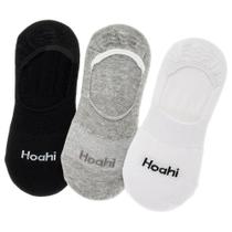 Kit com 3 pares de meias sapatilha hoahi- 22966