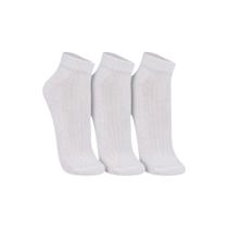 Kit Com 3 Pares De Meias Unissex Feminino E Masculino Cano Curto Trifil Algodão Kit Com 3 Pares De Meias Unissex Feminino E Masculino Cano Curto Trifil Algodão