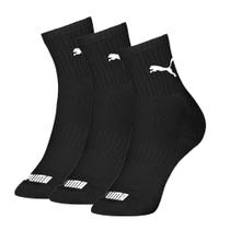 Kit Com 3 Pares Meia Esportiva Masculina Cano Médio