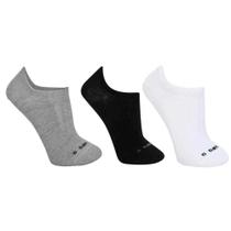 Kit com 3 pares meia lupo sport sapatilha (tamanho 33/36) 03270-089