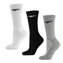 Kit com 3 pares meia penalty esportiva cano alto x (tamanho 39/44) 430330