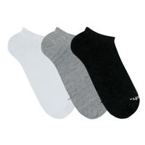 Kit Com 3 Pares Meias De Sapatilha Invisível Mash Em Algodão Modelo Unissex