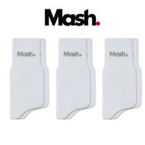 Kit Com 3 Pares Meias Mash Masculina Cano Médio Algodão Cotton