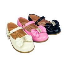 Kit Com 3 Pares Sapatilha Infantil Menina Boneca Verniz Confortável SPT-503