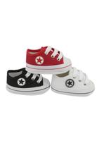 Kit Com 3 Pares Sapatinho De Bebe Recém Nascido Direto Da Fabrica