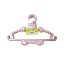 Kit com 3 Peças Cabide Roupa de Plástico Gatinho 30x19cm 7mm Kit com 3 Peças Cabide Roupa de Plástico Gatinho 30x19cm 7mm