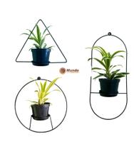 Kit Com 3 Peças De Suporte Áereo Para Plantas