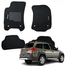 Kit com 3 Peças de Tapetes Carpetes Automotivos Fiat Palio Locker 2012 a 2020