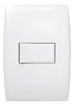 Kit Com 3 Peças Interruptor Simples Horizontal Ilus