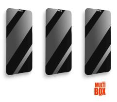 Kit Com 3 Películas 3D de Vidro Privacidade Para Proteção Da Tela para Iphone 12 PRO