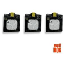 Kit Com 3 Películas 3D Protetoras da Câmera Traseira para IPHONE 12 PRO MAX