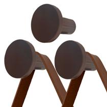 Kit com 3 Penduradores Suporte Fixador Multiuso de Parede 4cm para Pendurar Espelho Acessórios Bolsas Kit com 3 Penduradores Suporte Fixador Multiuso de Parede 4cm para Pendurar Espelho Acessórios Bolsas