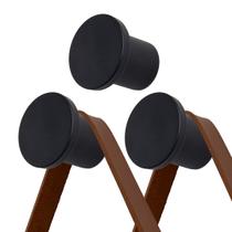 Kit com 3 Penduradores Suporte Fixador Multiuso de Parede 4cm para Pendurar Espelho Acessórios Bolsas