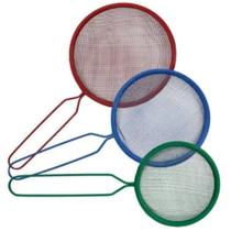 Kit Com 3 Peneiras Em Aço Metal Utensílio De Cozinha Coador