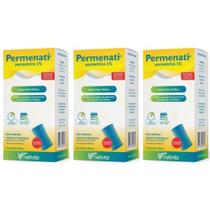 kit com 3 Permenati 60ml - Permetrina 1% + Um Pente Fino