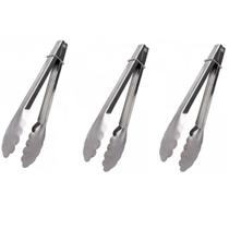 Kit Com 3 Pinças Pegadoras De Alimentos - 22 CM - Clinck Kit Com 3 Pinças Pegadoras De Alimentos - 22 CM - Clinck