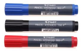 Kit com 3 Pincel Atômico 1100 Pilot
