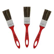 Kit com 3 Pincel Trincha Simples Cerda Gris Ref 500 Tam 1" Tigre