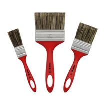 Kit com 3 Pincel Trincha Simples Cerda Gris Ref 500 Tigre Kit com 3 Pincel Trincha Simples Cerda Gris Ref 500 Tigre
