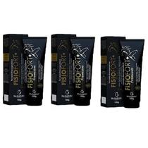 Kit Com 3 Pomada Premium 150 G Pomada Fisiofort Preta