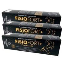 Kit Com 3 Pomadas Fisiofort + Premium - Massageadora 150g