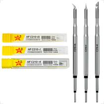 Kit Com 3 Ponta Ponteira C210I,IS,K Para Ferro De Solda Ponta de Solda de Alta Precisão Para Manutenção