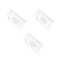 Kit com 3 Porta Lenços Umedecidos Recarregáveis Xinjincang, Branco, Portátil