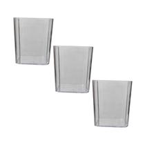 Kit com 3 Porta Objetos Organizador De Mesa Kit com 3 Porta Objetos Organizador De Mesa