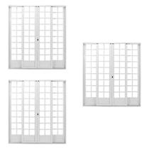 Kit com 3 Portas de Aço de Correr 215x200cm Minas Sul Mgm Kit com 3 Portas de Aço de Correr 215x200cm Minas Sul Mgm