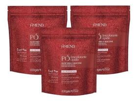 Kit Com 3 Pós Descolorante Aloe Vera E Silicone 3x300g Amend