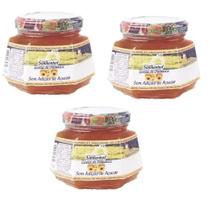 Kit com 3 Potes de Geleia Diet de Damasco 270g Fazenda Sonnenhof